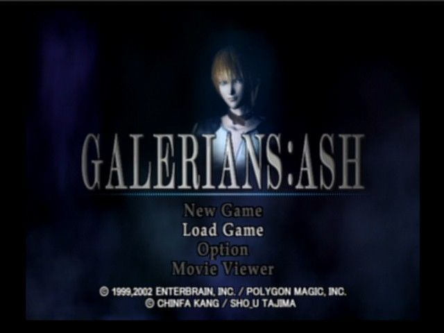 Galerians : Ash — Title screen