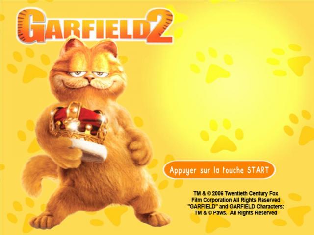 Garfield 2 — Title screen