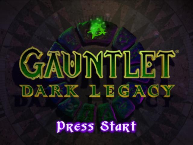 Gauntlet : Dark Legacy — Title screen
