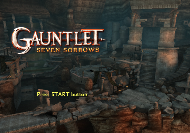 Gauntlet : Seven Sorrows — Title screen