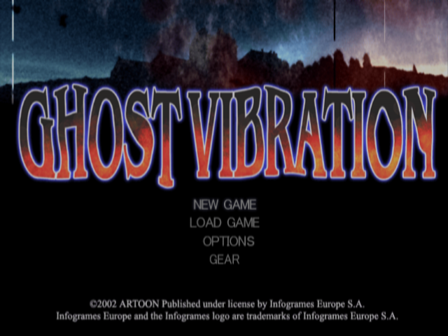 Ghost Vibration — Title screen