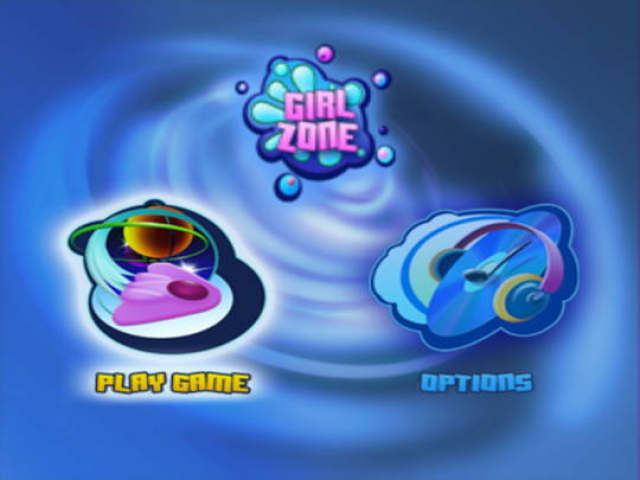 Girl Zone — Title screen
