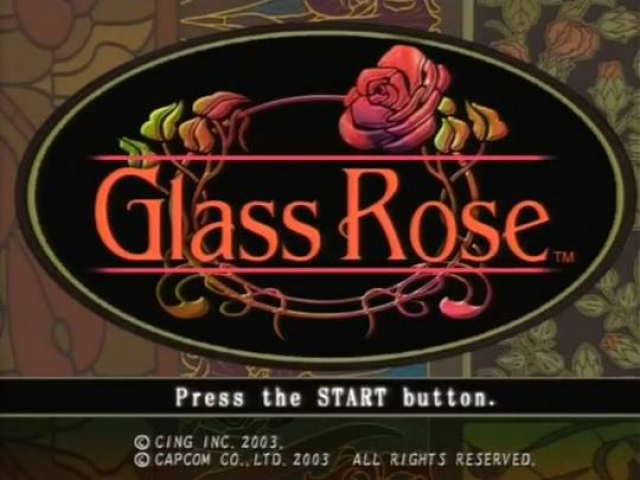 Glass Rose — Title screen