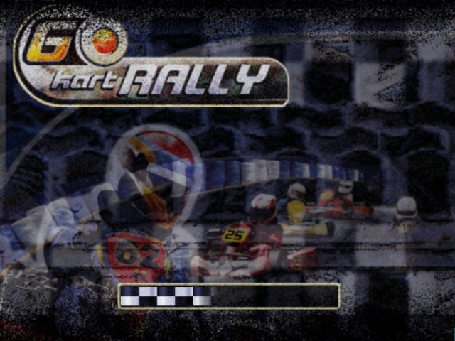 Go Kart Rally — Title screen