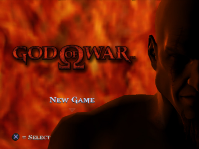 God of War — Title screen