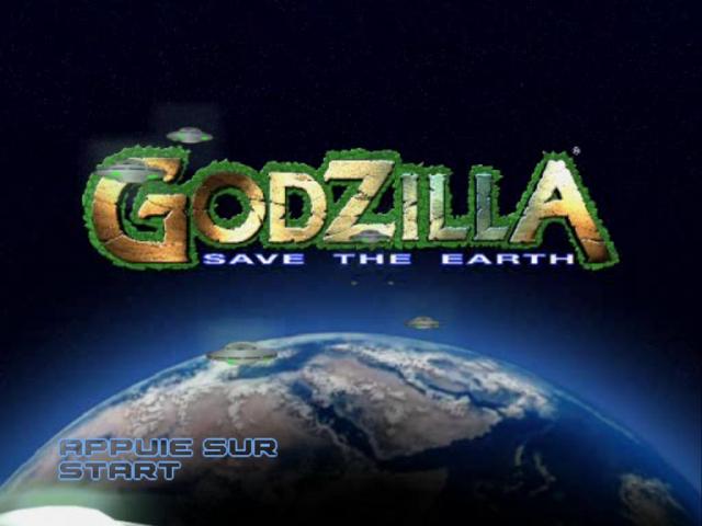 Godzilla : Save the Earth — Title screen
