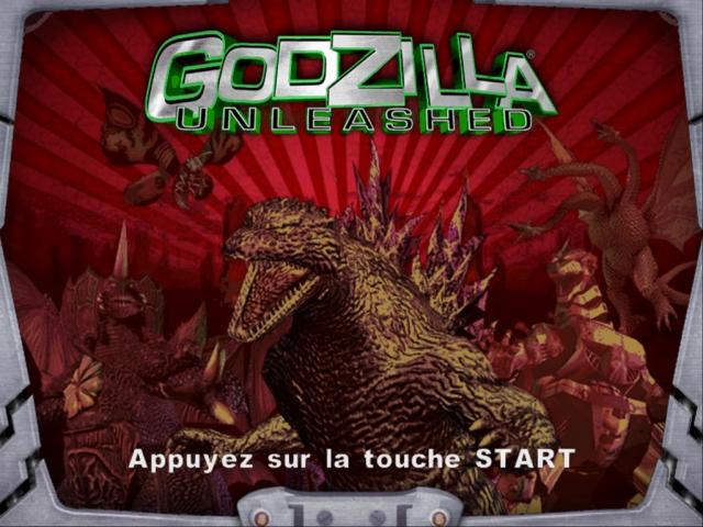 Godzilla : Unleashed — Title screen