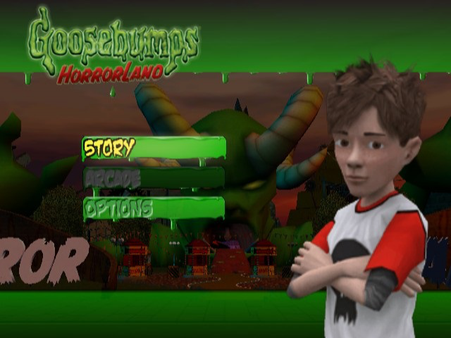 Goosebumps HorrorLand — Title screen