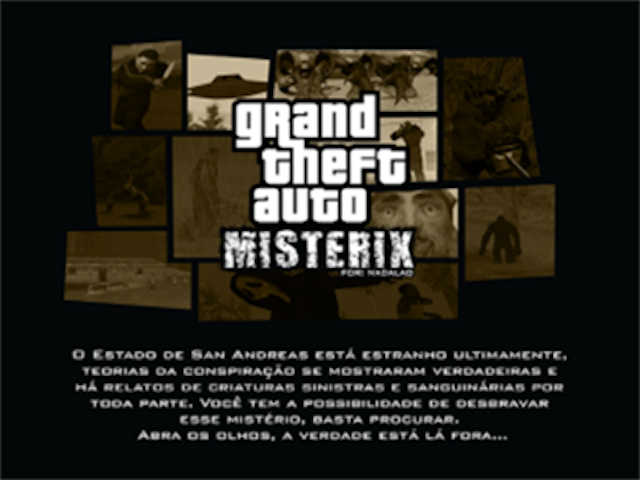 Grand Theft Auto - Misterix — Title screen