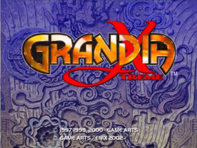 Grandia Xtreme — Title screen