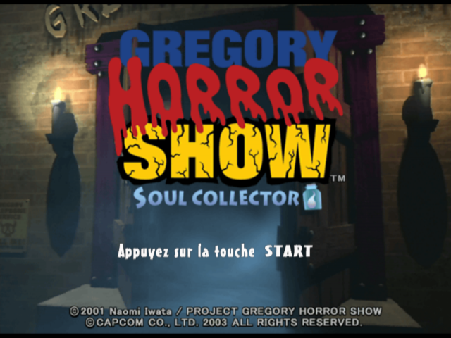 Gregory Horror Show — Title screen