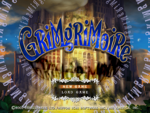 GriMgRiMoiRe — Title screen