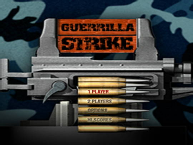 Guerrilla Strike — Title screen
