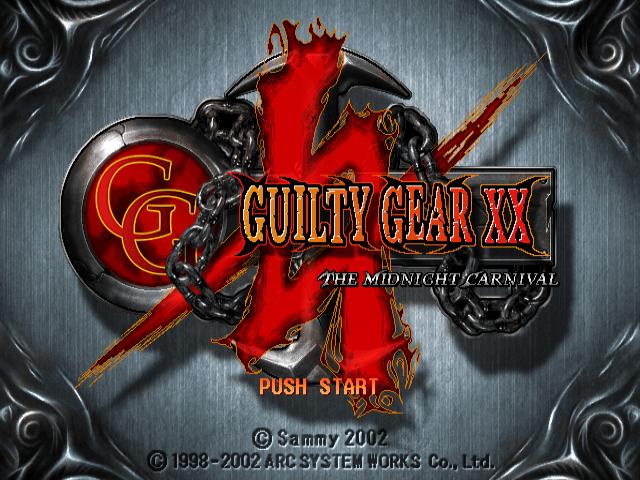 Guilty Gear X2 — Title screen