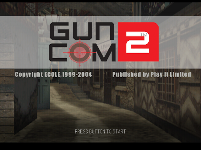 Guncom 2 — Title screen