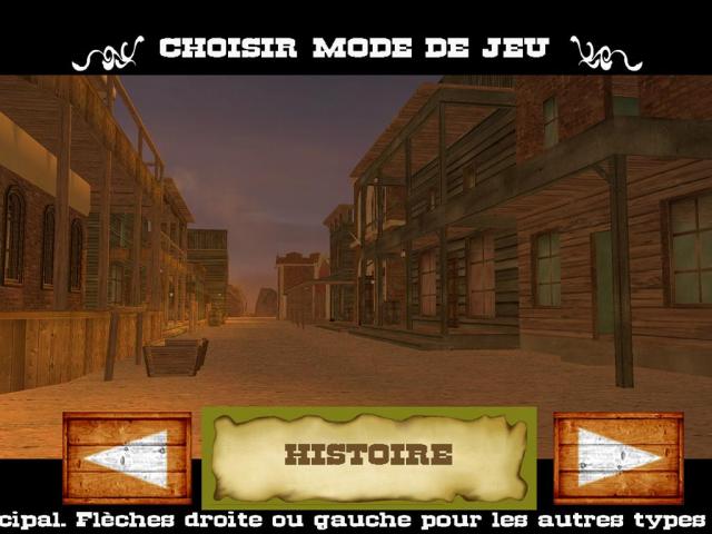 Gunfighter II : Revenge of Jesse James — Title screen