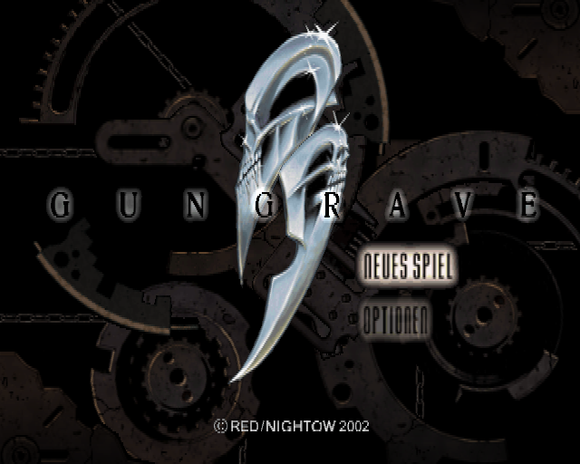 Gungrave — Title screen