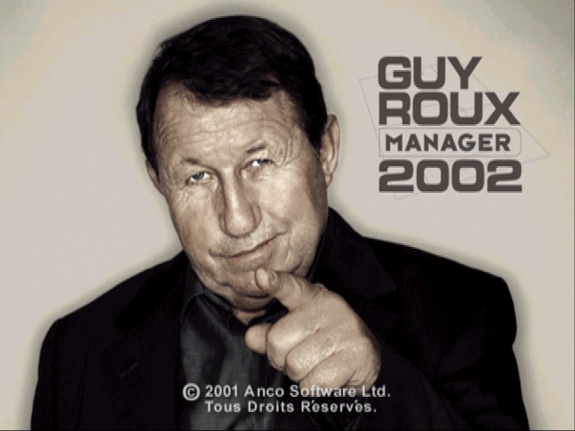 Guy Roux Manager 2002 — Title screen