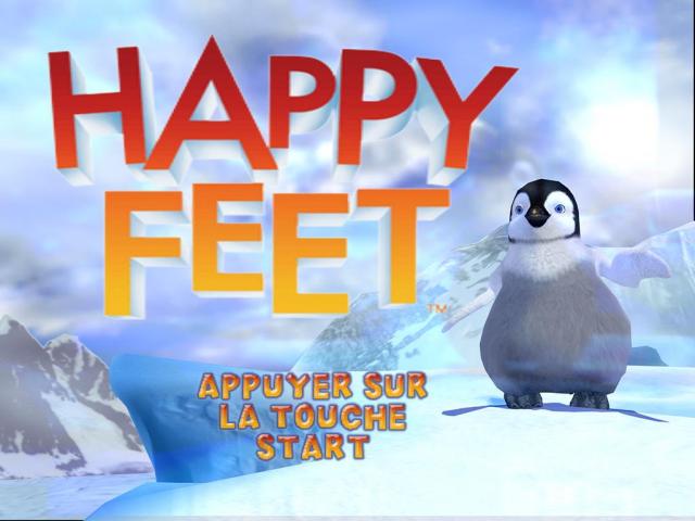 Happy Feet — Title screen