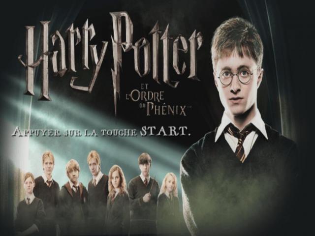 Harry Potter and the Order of the Phoenix — Title screen