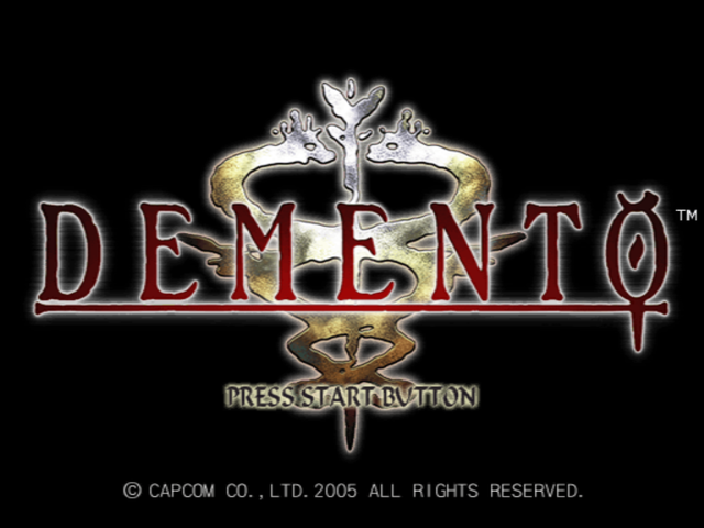 Haunting Ground — Title screen