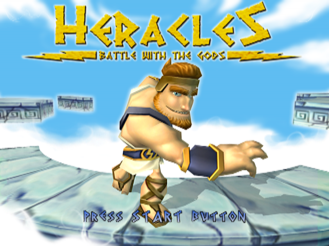 Heracles : Battle with the Gods — Title screen