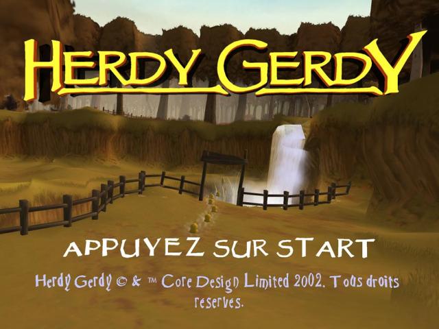Herdy Gerdy — Title screen