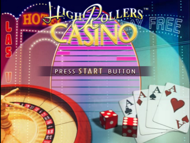 High Rollers Casino — Title screen