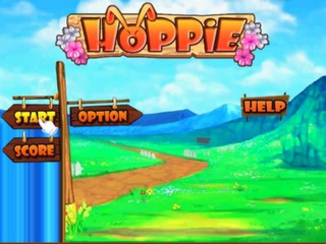 Hoppie — Title screen