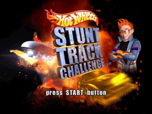 Hot Wheels : Stunt Track Challenge — Title screen