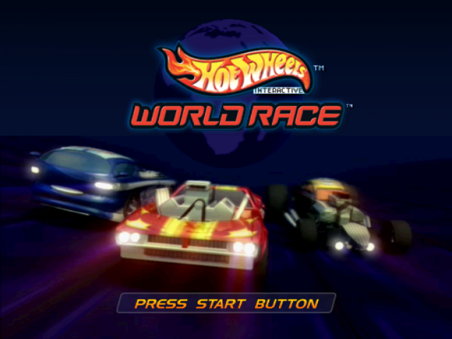 Hot Wheels : World Race — Title screen