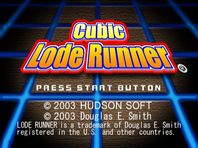 Hudson Selection Vol. 1 : Cubic Lode Runner — Title screen