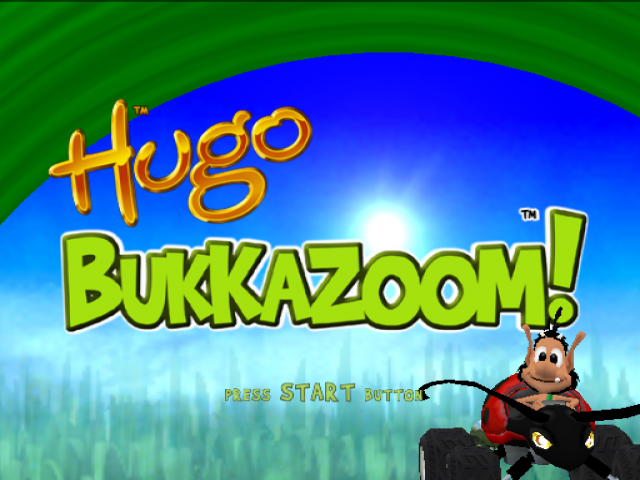 Hugo : Bukkazoom! — Title screen
