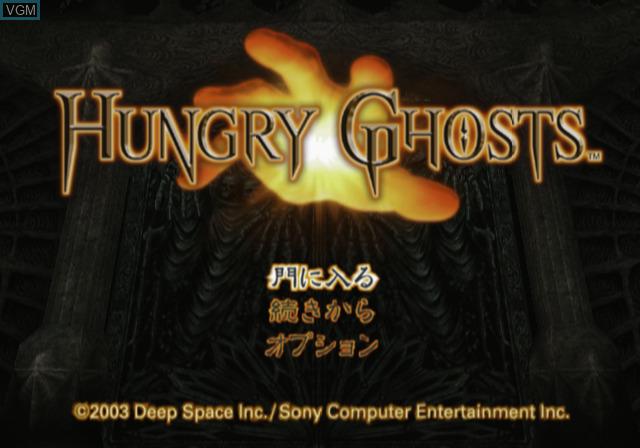 Hungry Ghosts — Title screen
