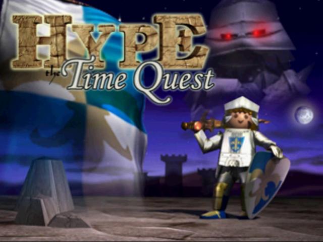 Hype : The Time Quest — Title screen