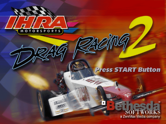 IHRA Drag Racing 2 — Title screen
