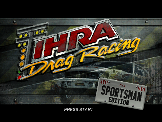 IHRA Drag Racing : Sportsman Edition — Title screen