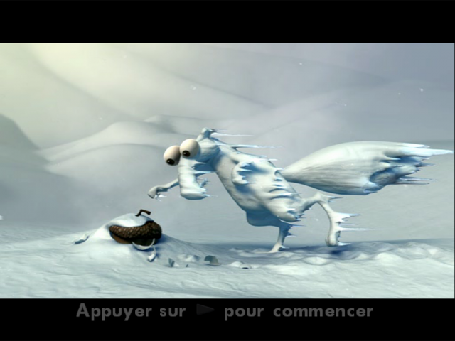 Ice Age 3 : Dawn of the Dinosaurs — Title screen