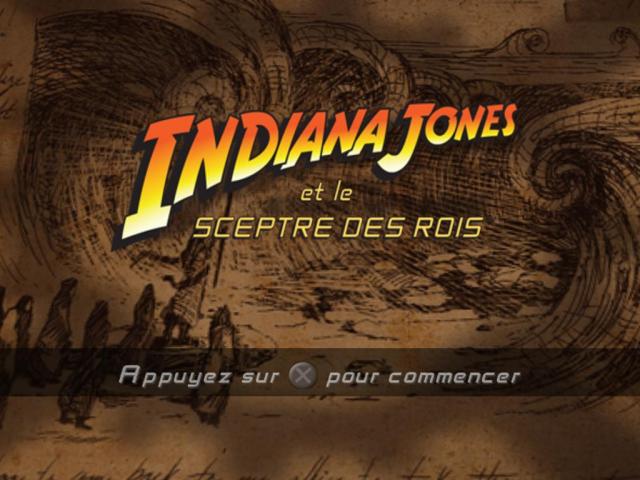 Indiana Jones and the Staff of Kings — Title screen