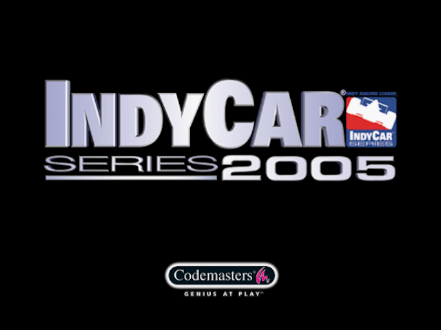 IndyCar Series 2005 — Title screen