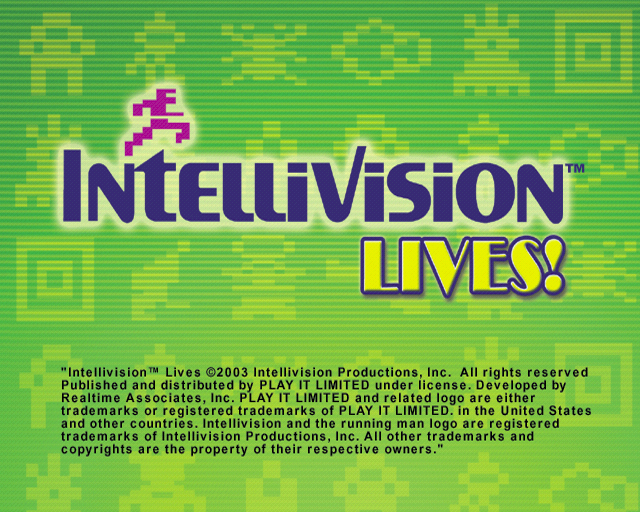 Intellivision Lives : The History of Video Gaming — Title screen
