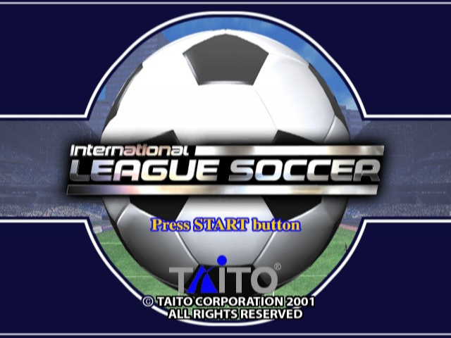 International League Soccer — Title screen