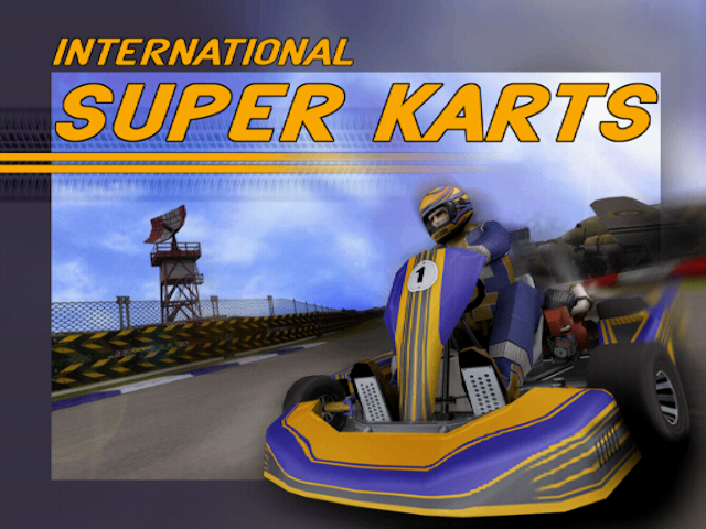International Super Karts — Title screen