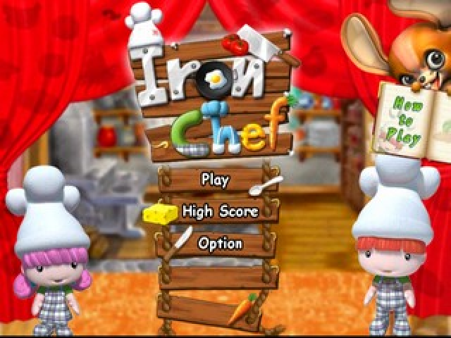 Iron Chef — Title screen