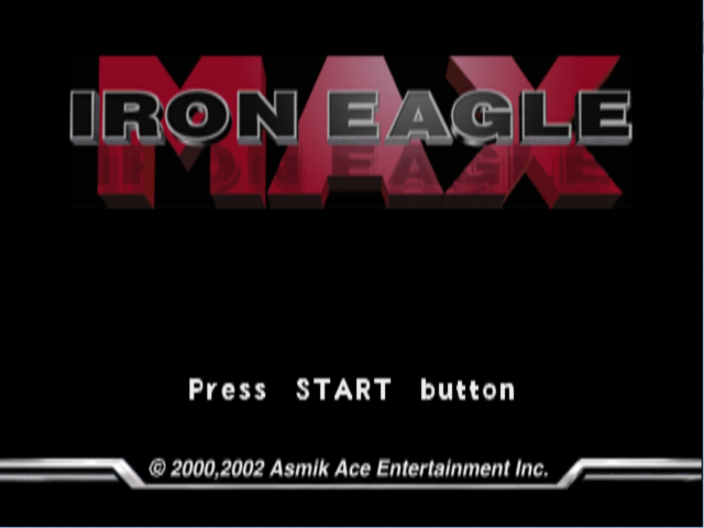Iron Eagle Max — Title screen