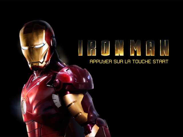 Iron Man : The Official Videogame — Title screen