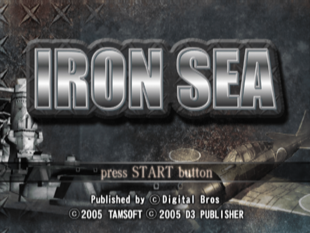 Iron Sea — Title screen