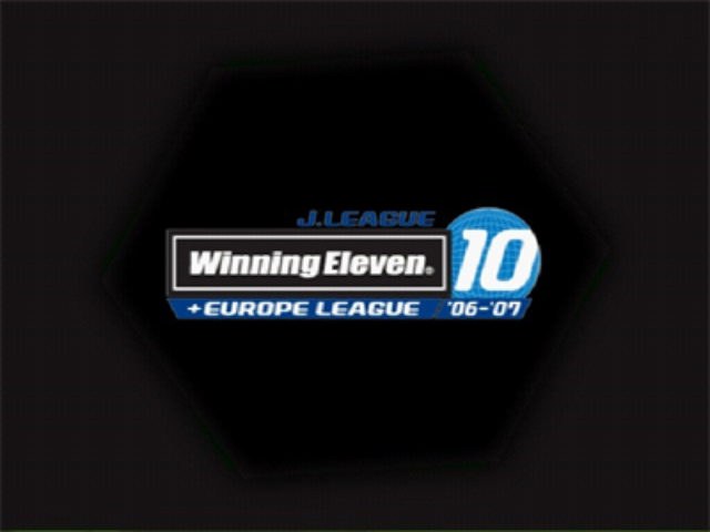 J. League Winning Eleven 10 + Europe League '06-'07 — Title screen