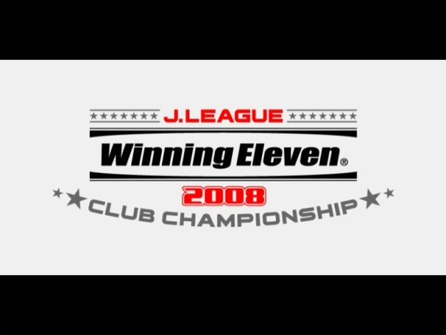 J. League Winning Eleven 2008 : Club Championship — Title screen