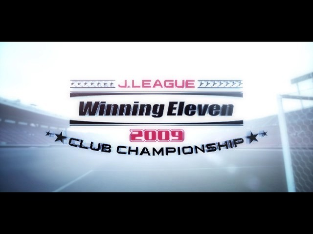 J. League Winning Eleven 2009 : Club Championship — Title screen
